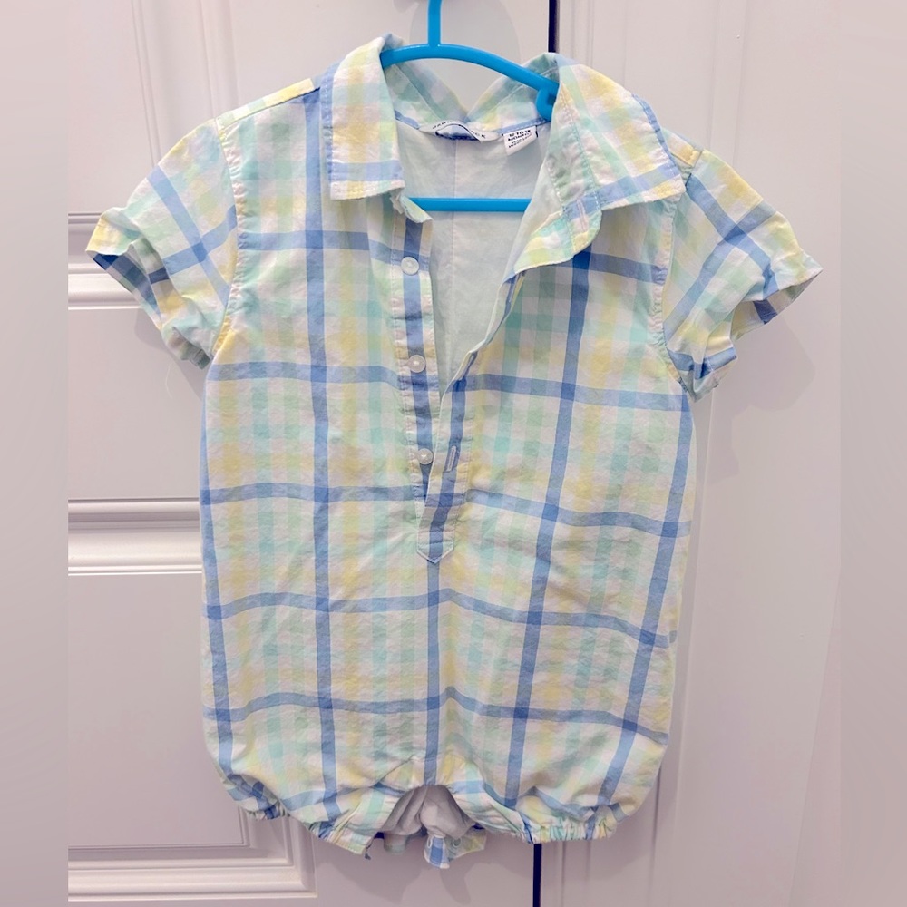 Janie and Jack Boys Romper 12-18 mos